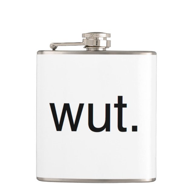 wut flask? hip flask (Front)