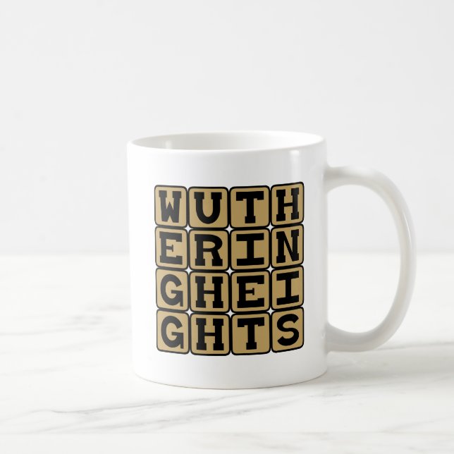 Wuthering Heights, Emily Bronte Novel Coffee Mug (Right)
