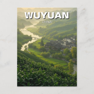 Wuyuan Jiangxi china Travel Postcard
