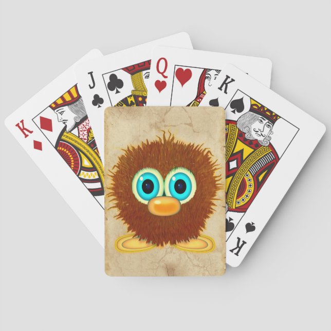Wuzzy Butt Funny Children's Playing Card Deck (Back)