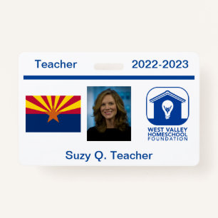 WVHF Teacher ID Badge