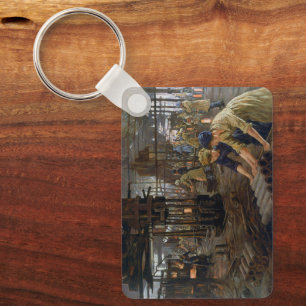 WW1 1918 Women Working at a Munitions a Factory  Key Ring