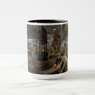 WW1 1918 Women Working at a Munitions a Factory  Mug
