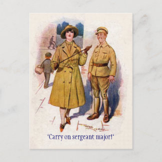 WW1 "Carry on" Postcard
