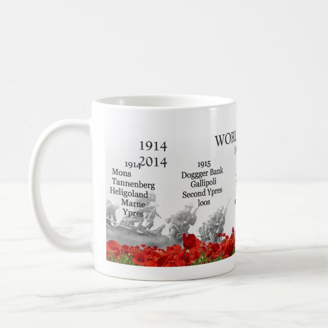 WW1 centenary Coffee Mug (Left)
