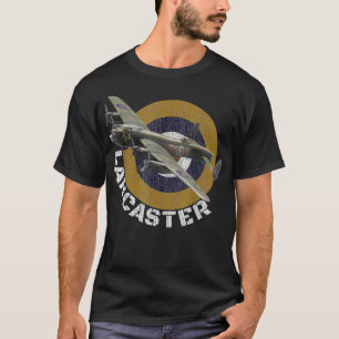 WW2 British Warplanes Lancaster Heavy Bomber Plane T-Shirt