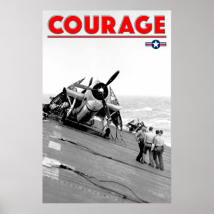 WW2 COURAGE - TBF Avenger Poster
