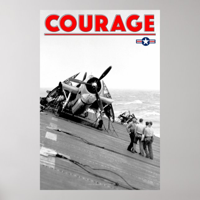WW2 COURAGE - TBF Avenger Poster (Front)