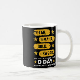 Ww2 D Day Beaches World War 2 Army Hero Normandy L Coffee Mug