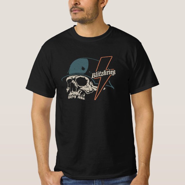 WW2 Germany Blitzkrieg Vintage T-Shirt (Front)