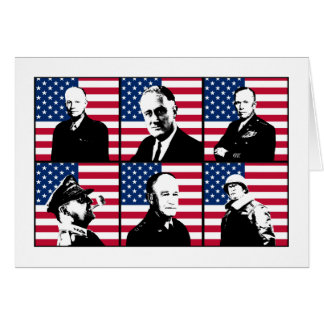 WW2 Heroes and the American Flag