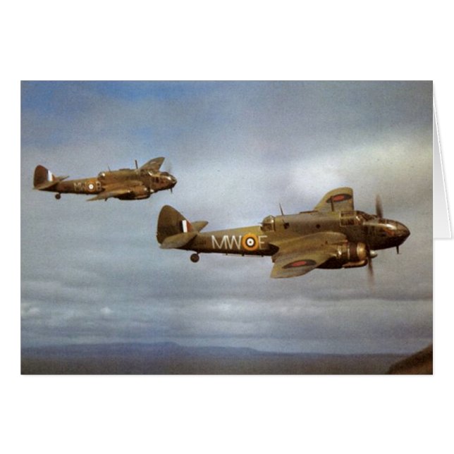 WW2 Historic Aeroplanes in Flight (Front Horizontal)
