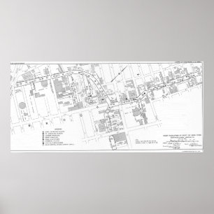 WW2 Map of Gowanus on Poster Paper (Matte)