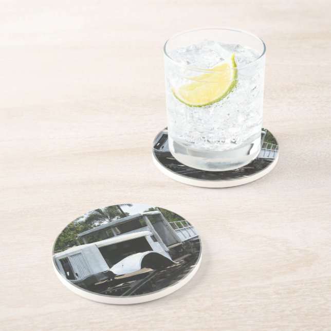 WW2 Military Train at the River Kwai Bridge Coaster (Side)