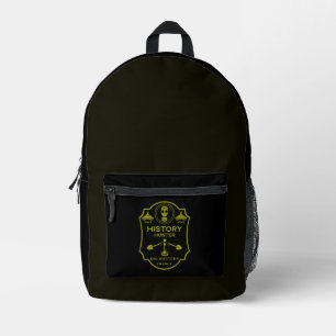 WW2 Trench Battlefield Metal Detecting Club Printed Backpack