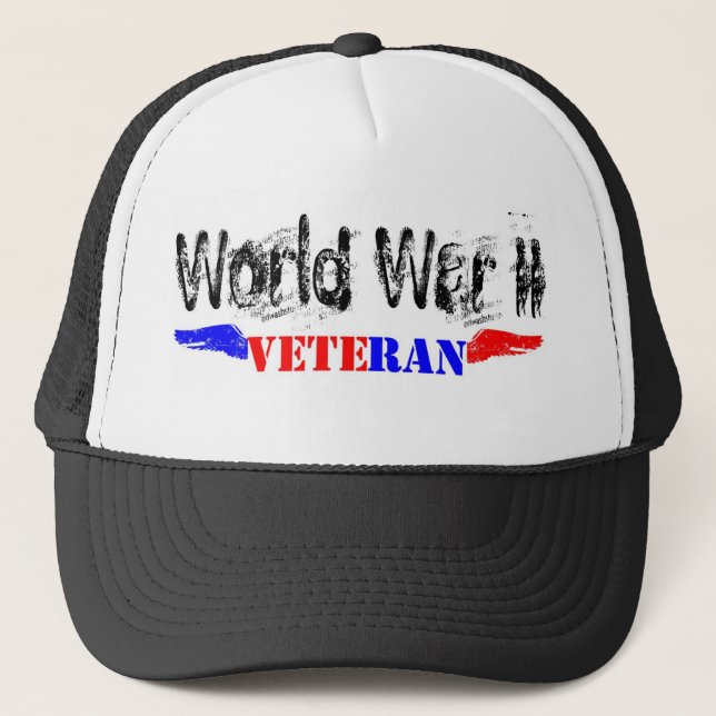 WW2 veteran Trucker Hat (Front)