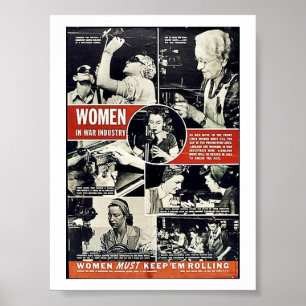 Ww2 Women Poster