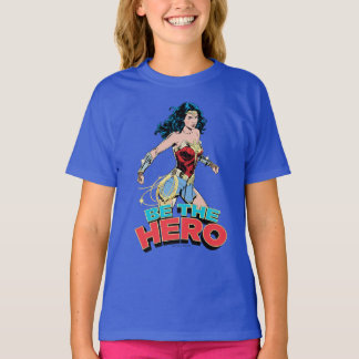 WW84 | Be The Hero Wonder Woman Retro Comic Art T-Shirt