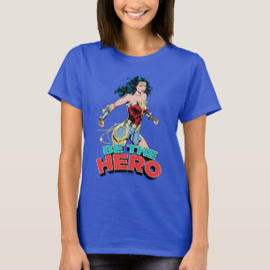 WW84 Be The Hero Wonder Woman Retro Comic Art T-Shirt