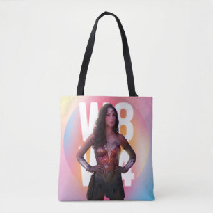 WW84 Lo Fi Pastel Rainbow Wonder Woman Photo Tote Bag