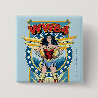 WW84 | Retro Comic Wonder Woman Character Badge