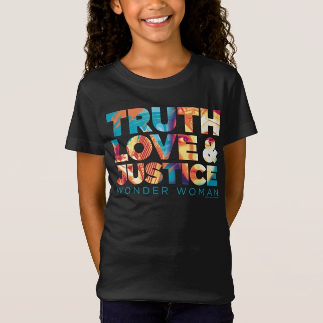 WW84 | Truth Love & Justice Wonder Woman Cutout T-Shirt (Front)