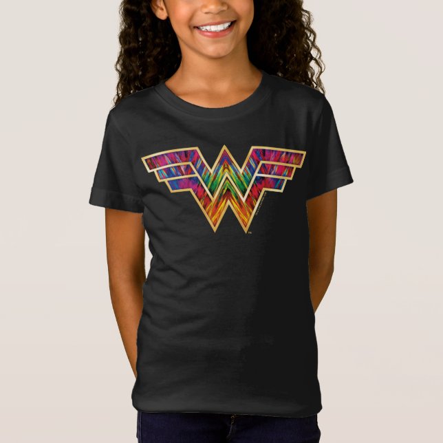 WW84 | Wonder Woman Kaleidoscope Logo T-Shirt (Front)