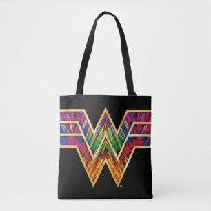 WW84 Wonder Woman Kaleidoscope Logo Tote Bag