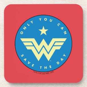 WW84 Wonder Woman Only You Can Save The Day Coaster