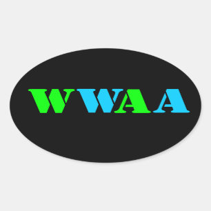 WWAA OVAL STICKER