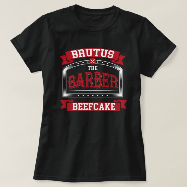 WWE Brutus Beefcake The Barber Graphic T-Shirt (Design Front)