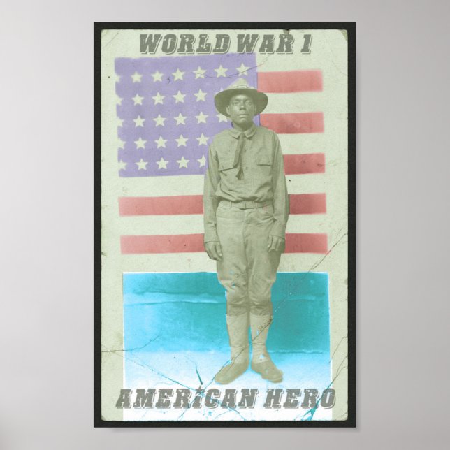 WWI - AMERICAN HERO POSTER (Front)