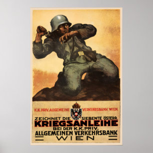 WWI Propaganda Poster Imperial Austria Hungary War