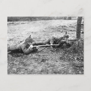 WWI Soldiers Postcard