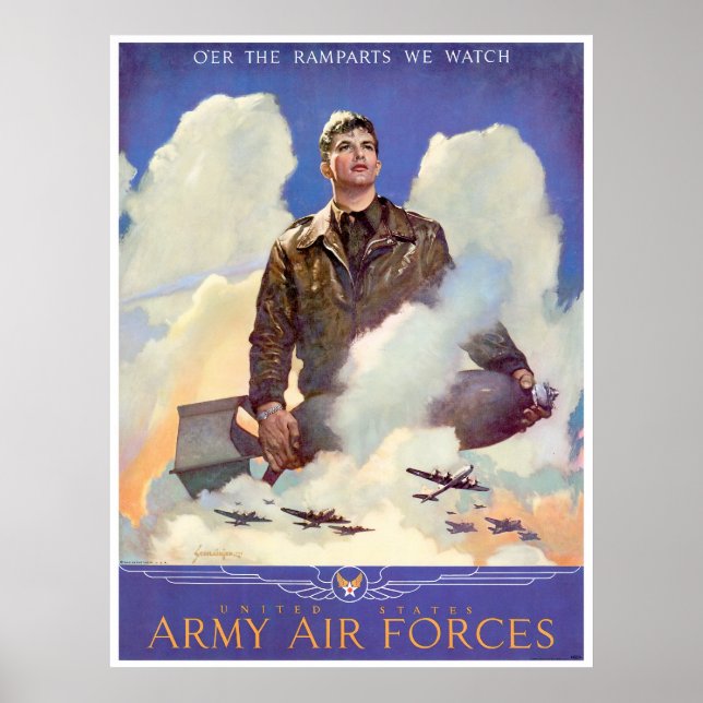 WWII Army Airforces Enlistment Poster (Front)