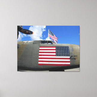 WWII Commemorative Air Force plane Canvas Print
