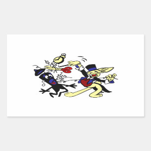 WWII EOD Rabbit Rectangular Sticker