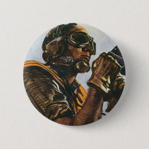 WWII Gunner 6 Cm Round Badge