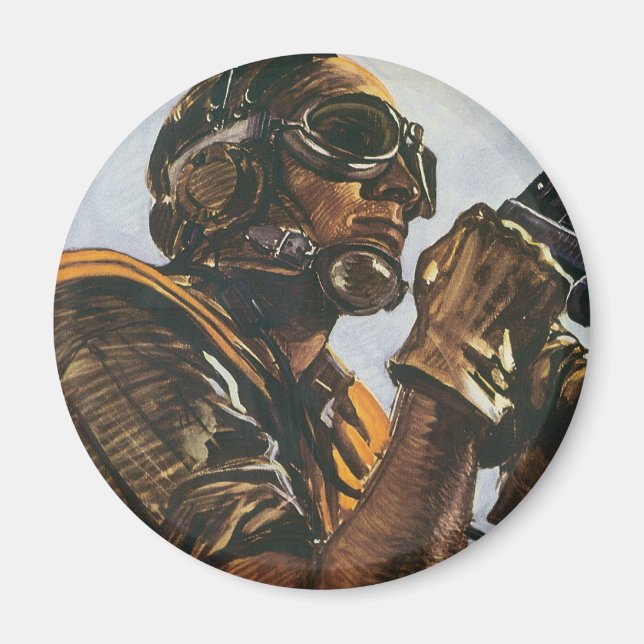 WWII Gunner Magnet (Front)