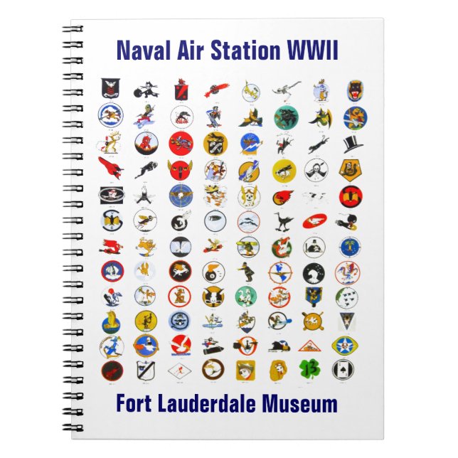 WWII Insignia Spiral Notebook (Front)