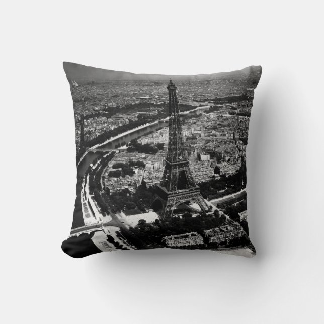 WWII Liberated Paris Cushion (Front)