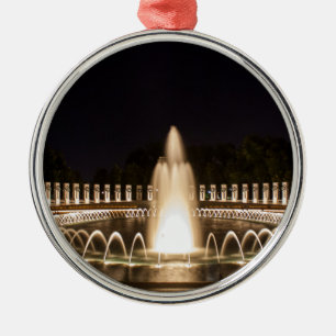 WWII Memorial Metal Tree Decoration