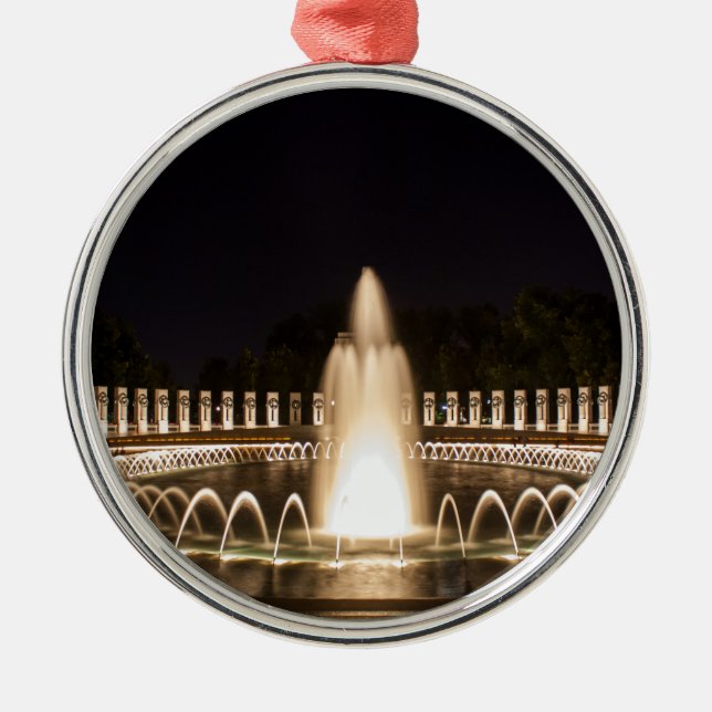 WWII Memorial Metal Tree Decoration (Front)