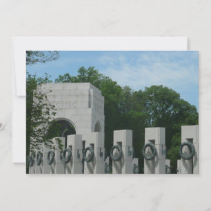 WWII Memorial Wreaths II in Washington DC Holiday Card