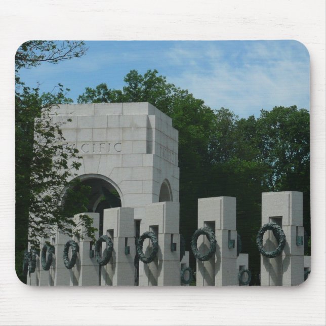 WWII Memorial Wreaths II in Washington DC Mouse Pad (Front)