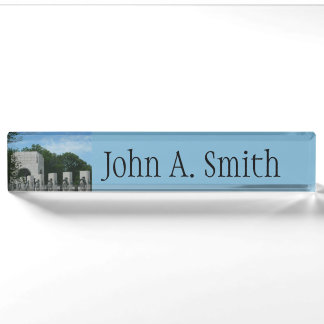 WWII Memorial Wreaths II in Washington DC Nameplate