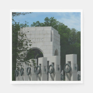 WWII Memorial Wreaths II in Washington DC Napkin