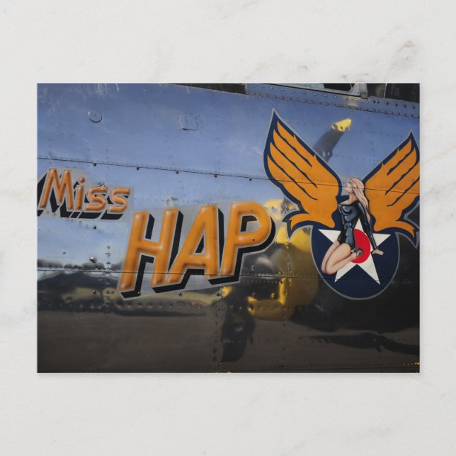 WWII Nose Art Postcard (Front)