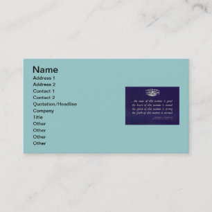 WWII Patriotic Poster Business Card