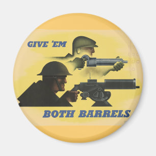WWII Patriotic Poster Magnet
